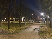 Сквер Победы в Павловске получил светодиодное освещение