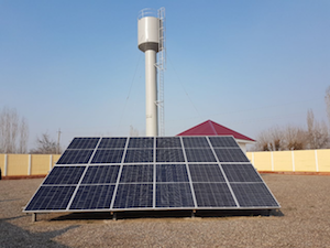 Солнечная электростанция в Улугнорском районе Узбекистана устранила перебои с поставками питьевой воды