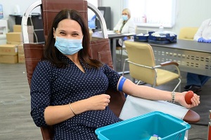 Кровь давай, кровь давай: доноры «Красноярскэнергосбыта» сдали более 35 литров