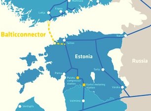 Подводный газопровод между Финляндией и Эстонией перекрыт после падения давления в трубе