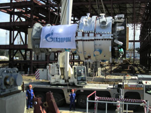 Вторая газовая турбина доставлена на площадку Адлерской ТЭС