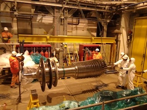 «Сахалин Энерджи» отремонтировала газотурбинную установку на береговом технологическом комплексе