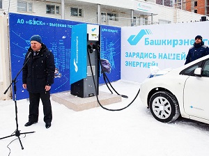 «БЭСК» открыло в Уфе две новые зарядные станции для электромобилей