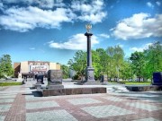 В Великом Новгороде монтируют архитектурное освещение в сквере Воинской славы