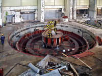 На Саяно-Шушенской ГЭС демонтируют гидроагрегаты