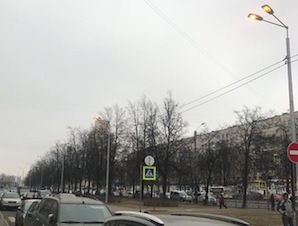 В Санкт-Петербурге получили освещение местные проезды вдоль Гражданского проспекта