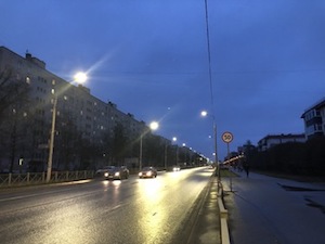 «Ленсвет» модернизирует наружное освещение на территории Колпинского района
