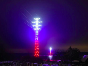 «Россети Центр» украсили триколором опоры ЛЭП в Костроме