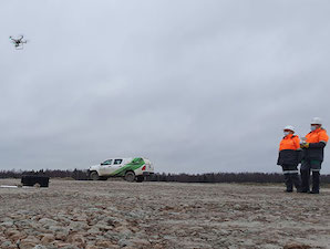 Eesti Energia использует дроны для картографирования объемов сланцевых складов