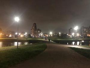 «Ленсвет» подключил новое наружное освещение в парке Интернационалистов Санкт-Петербурга